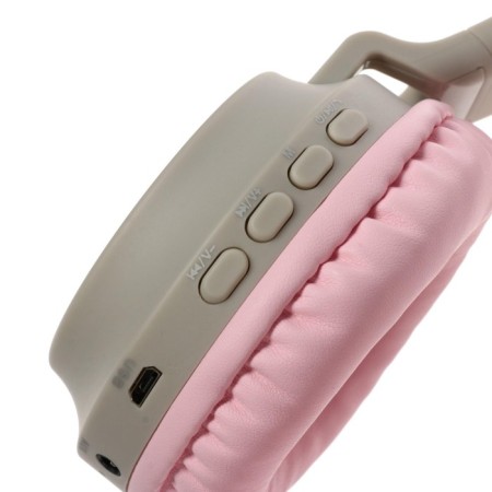 Hoco W27 headphones, wireless, invoices, microphone, BT 5.0, 300 mAh, backlight, gray-4