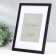 Photo frame MDF "Ellis" 21x30 cm, with a paspartm, black