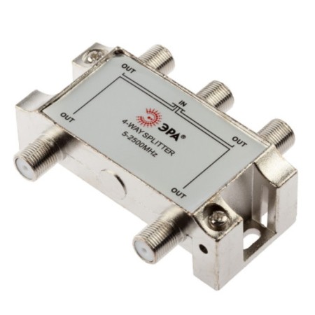 Divider TV era 4 branches under F connector 5-2500 MHz