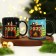 Homeleon mug of ceramic "Light", 350 ml, black color