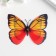 Magnet plastic under the fabric "butterflies double wings, shine" mix 12x9.5 cm
