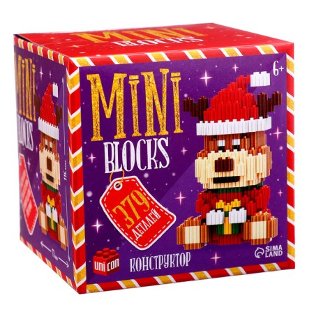 Designer Mini Blocks "Deer", 379 details-1