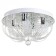 Svetogor chandelier "Dinzhou" 4x60W E27 LED lighting chrome 40x40cm