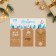 Schildik decorative in the Kraft "set, 5 x 9 cm, New Year
