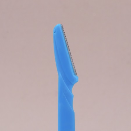 Razor for eyebrow correction, with a protective cover, 15 cm, mix color-1