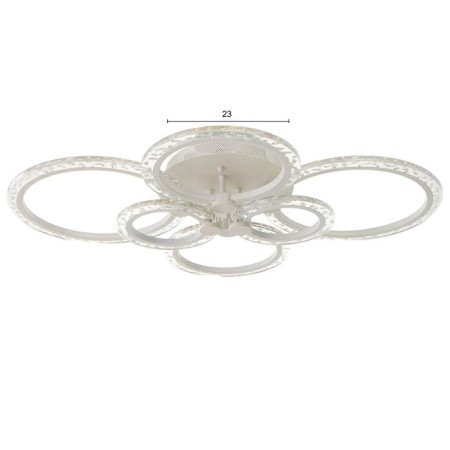 Luer with PDU 71179/6 LED 144W Dimmer 3000-6000k white 78.5x78.5x13.5 cm Bayerlux-1