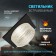 Lamp built -in era DK110, IP20, 12W, 80x80x45 mm, black/transparent color