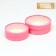 Box - tube 2 in 1, with a transparent lid "Pink", 21 x 7 - 18 x 6 cm