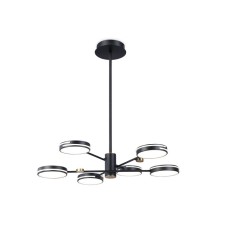 Светильник светодиодный подвесной Ambrella light, LineTech, FL51639, 6хLED, 50 Вт, 3750Lum, 3000-6400К, цвет чёрный, золото