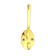 Hook furniture tundra TKD012, two -rod, gold