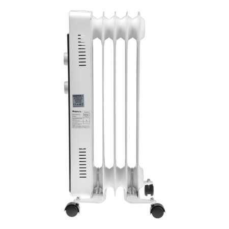 CENTEK heater CT-6221-5, oil, floor, 1000 watts, 12.5 m², 5 sections, white-black-3