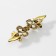 Cardigan clamp "Bant", the color of gold in black gold