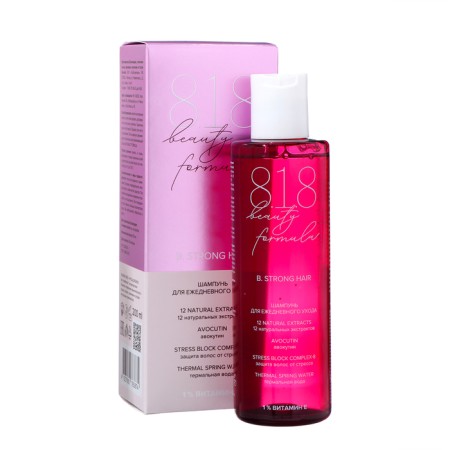 Shampoo for daily care 818 Beauty Formula Estiqe, 200 ml