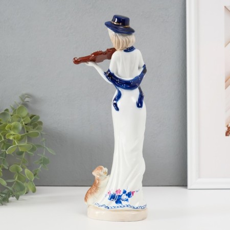 Souvenir ceramics "violin" 29.5x10.8x6.5 cm-3