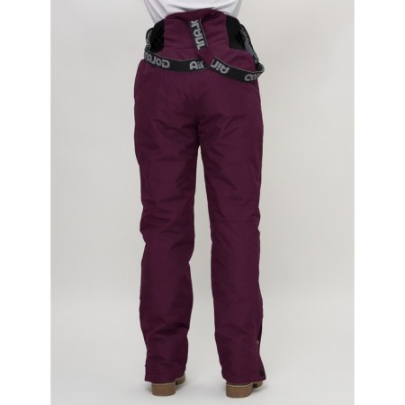 Ski-loving trousers, size 42, dark purple color-7