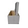 Puff with a lid and weighting, 800 × 400 × 420 mm, SOLTA ROGOK, SMOKE color