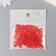 Glass beads 6/0 "coral-red" 15 grams
