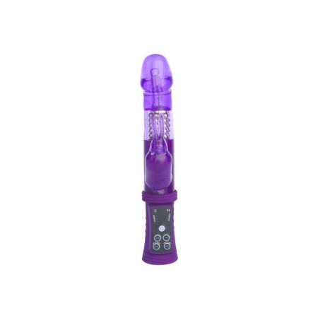 Vibrator with a clitoral stimulator Toyfa A-Toys, TPR, purple color, 22 cm-2
