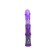 Vibrator with a clitoral stimulator Toyfa A-Toys, TPR, purple color, 22 cm