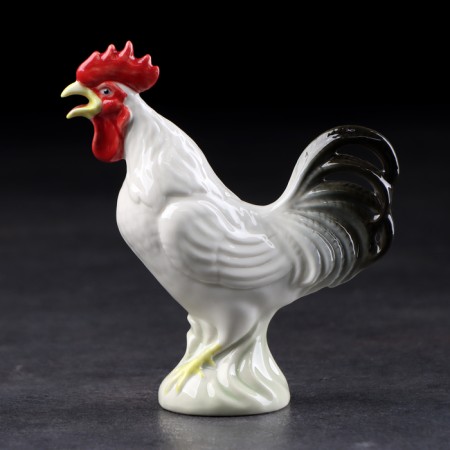 Souvenir "Rooster", 12 cm, handmade, porcelain-1