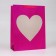 Package Hologography with the window "Heart", "Pink", l 40 × 30 × 13 cm set 1 pc.