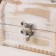 Casket wood chest "aged white" 8.5x12x8.5 cm