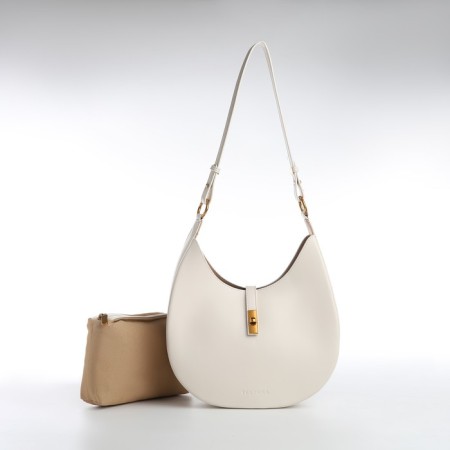 Female bag Textura, cosmetic bag, medium size, dairy color-11