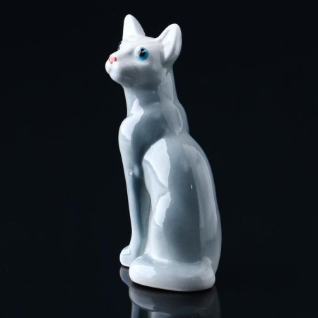 Porcelain figurine "Thai cat", 10 cm, mix-9
