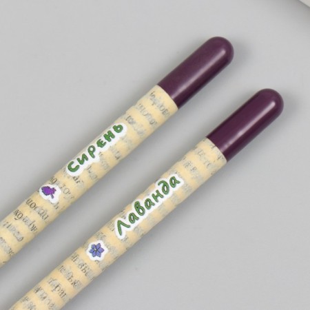 Growing gift pencils Mini "lavender + lilac" set 2 pcs.-4
