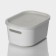 Storage container with lid LADOM "E LEC", 17.8 × 12.7 × 8.4 cm, white color
