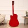 Acoustic guitar Music Life QD-H38Q-HW, red