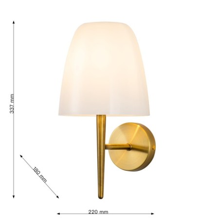 Wall lamp SETA 220 mm, E14 40W-2