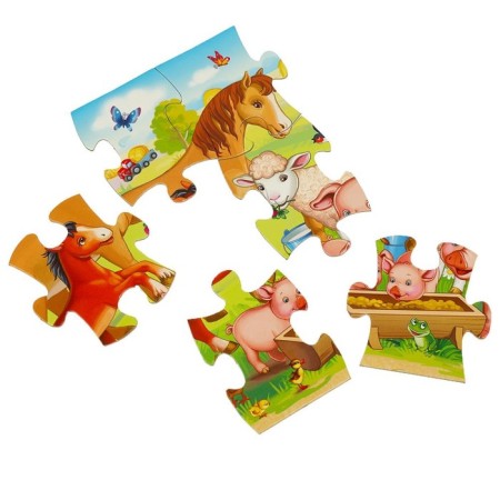 Puzzle in the frame "Farm"-2