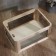 Italy, 36 × 26 × 16 cm storage basket for storing products, light wood color