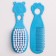 Hair care kit: comb and brush, “bear”, blue color