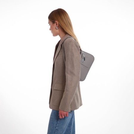 Female bag Textura, small size, color gray-8