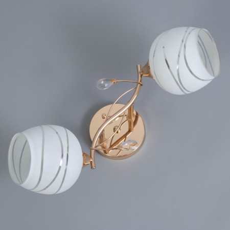 Rafael chandelier 2x60W E27 gold 48x16x22.5cm-3