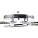 Chandelier with PDU 1833/5SL LED 160W 3000-6000k Dimmer silver 65x65x11.5 cm Bayerlux