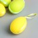 Decor Easter suspension "Egg with a pile" set 6 pcs multi -colored 4x4x6 cm