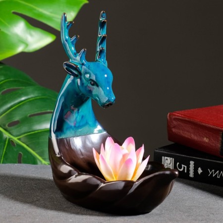 Set of incense on the stand "Deer" 19x18cm-5
