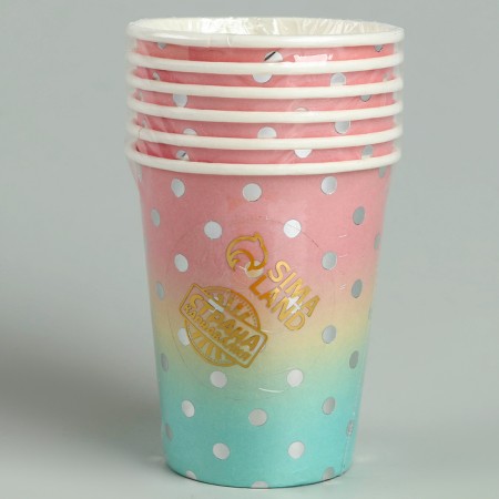 Paper glasses "Summer paints", 6 pcs-2