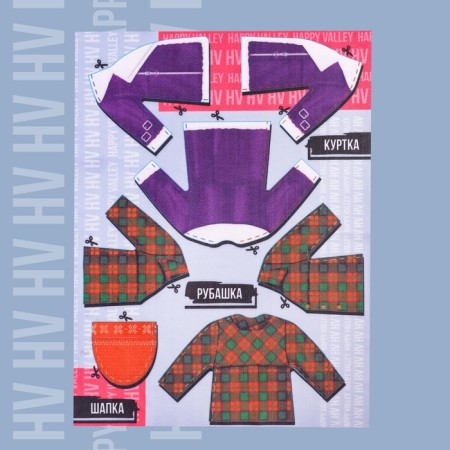 SHARNICAL DOW-model, with a set for creating clothes fashion design, autumn-winter-6