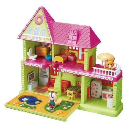 Game set "Busie House", cats-dogs, light and sound effects-1