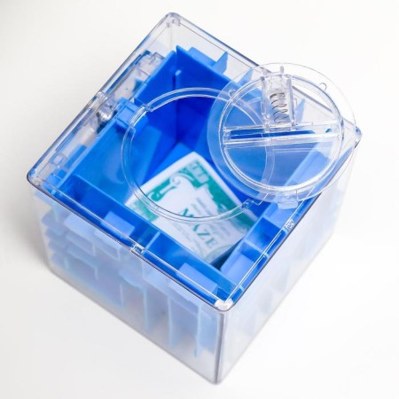 Piggy bank Plastic Labyrinth 9*9*9 cm-4