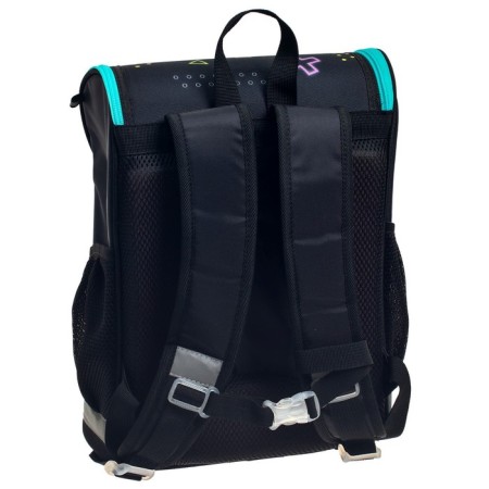 School standard, 36 x 26 x 16 cm, + bag for shoes 40 x 32 cm, calligrata n "Game", black-5