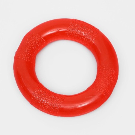 Toy "Ring" small, 9 cm, rubber, red-1