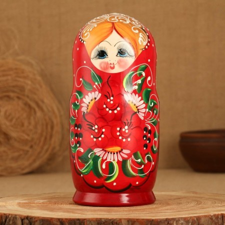 The nesting house is 7 puppet "Kira", 23-25cm, manual painting.-2