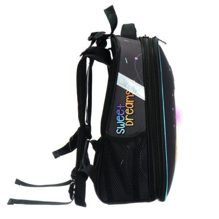 School backpack 38 x 30 x 16 cm, ergonomic back, Stavia "Sweet Dog", blue-3
