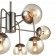 Verona chandelier, 8x40W E14, Nickel color