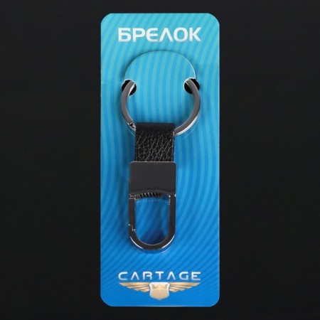 Cartage key key, clip with a loop, chrome-3